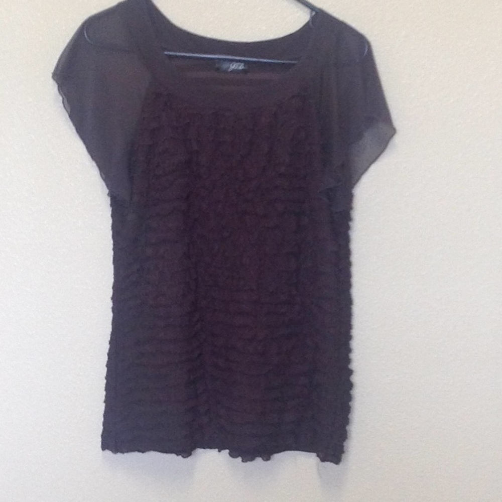 Ruffled top